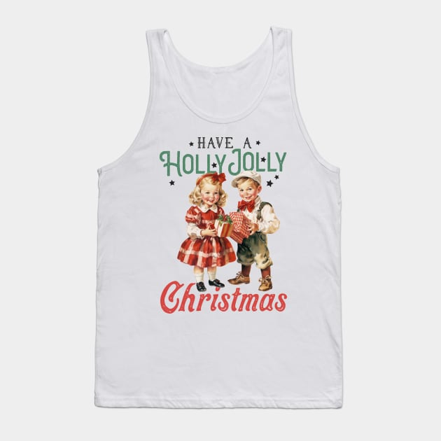 Have a holly Jolly Christmas Tank Top by MZeeDesigns